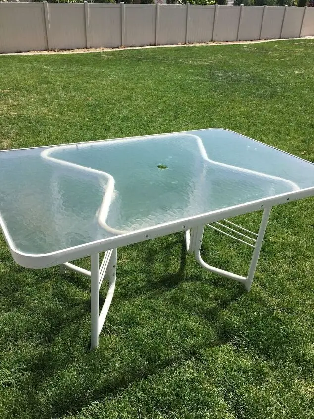 Turn a Glass Top Table Into a Wood Top Like Magic!